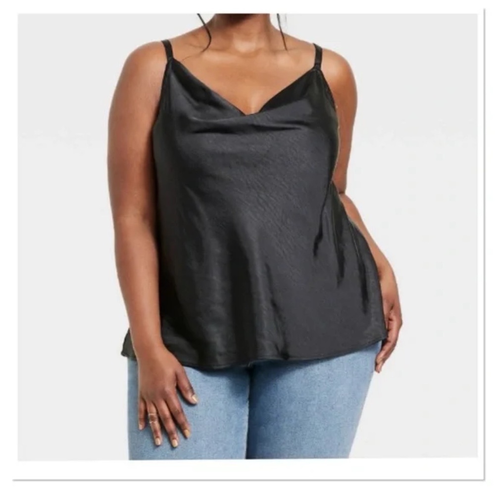 Ava & Viv Satin Tank Top
